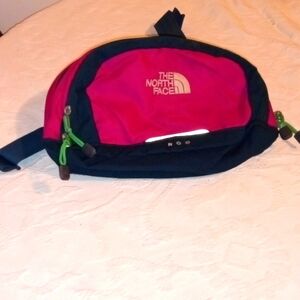 North Face Roo Fanny Pack pink‎ navy green